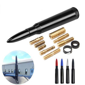 Antenne de toit personnalisée pour Ford F150, antenne de style balle en aluminium chromé poli pour réfection automobile - Product Image 1