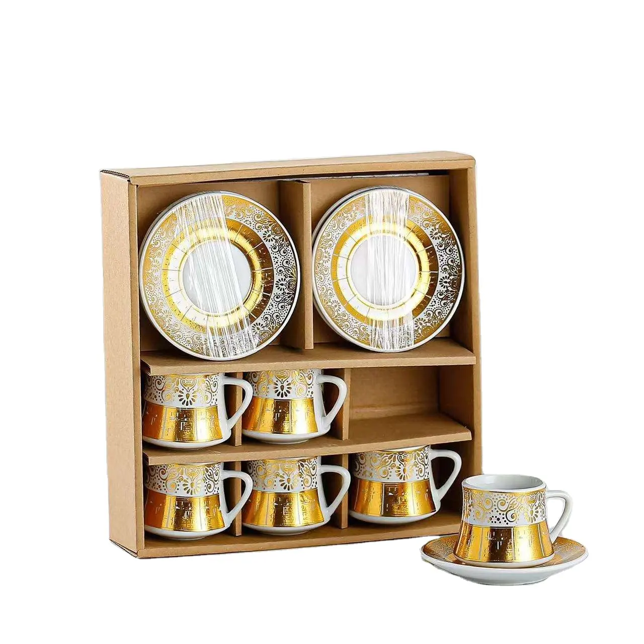 Новый дизайн, набор из 16 предметов эфиопского кофе и чая, Классическая коллекция Rekebot из Африки с элегантными чашками