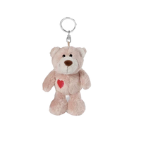 Mignon ours en peluche poupée porte-clés en peluche ours sac à dos pendentif poupée Couple enfants cadeau