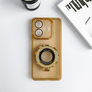 Điện Thoại Di Động Đứng Nhẫn Chủ Điện Thoại Trường Hợp Đối Với <span class=keywords><strong>iPhone</strong></span> 15 Pro Max Chủ Sở Hữu Có Thể Gập Lại Hiển Thị Đứng Ống Kính Bảo Vệ Bìa - Product Image 6