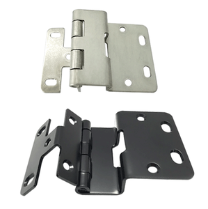 HM1228 Американский 4,5 "холоднокатаная сталь черный изогнутый шарнир изогнутый сверхмощный шарнир - Product Image 3