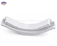 Rail en plastique Glydea de haute qualité et durable, coudé à 90 degrés, utilisé pour le système de rail Glydea, accessoires pour rideaux