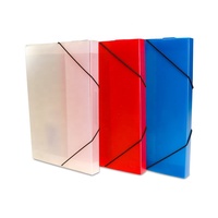 Boîte de rangement pour dossiers personnalisés, boîte en plastique pour documents avec Logo imprimé A4, vente en gros, 9 pièces