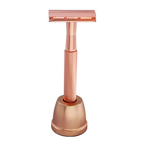 Maquinilla de afeitar de seguridad cosmética para hombres con cuchillas de acero inoxidable y doble filo-Herramienta de depilación de belleza - Product Image 3