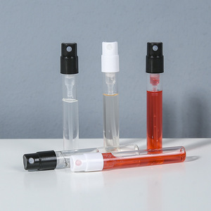 Frascos de vidrio para muestras de perfume de 1 ml, 1,5 ml y 2 ml con clip, dispensador de perfume, tamaño de viaje, envase cosmético - Product Image 1