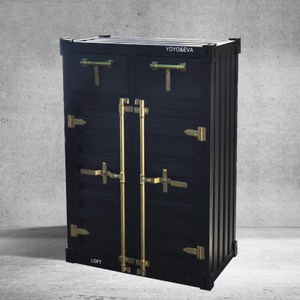 Boîte de rangement créative vintage et décorative, conteneur de Style industriel en fer, table de chevet, pour salon, bar, taille personnalisée, <span class=keywords><strong>2022</strong></span> pièces - Product Image 5