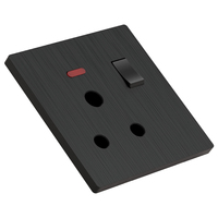 Enchufe de Pared Ultra Delgado de 2 Tomas con Interruptor Doble y Puertos USB-A y USB-C, 10A, Material de PC, Envío Directo, En Stock