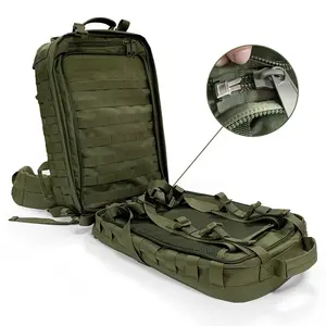 Sac à dos tactique TJ <span class=keywords><strong>45L</strong></span> imperméable, durable, en polyester 600D et nylon 1000D pour la chasse en plein air, le paintball, logo personnalisé - Product Image 6