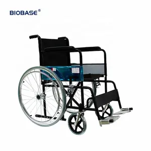BIOBASE चीन मैनुअल व्हीलचेयर स्टॉक कई विशिष्टताओं में उपलब्ध हैं लोड हो रहा है 100 kg विकलांगों के लिए पुराने व्हीलचेयर