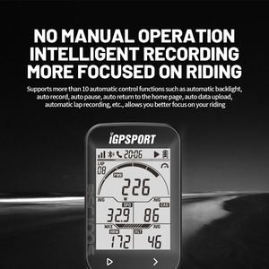Ciclocomputador GPS <span class=keywords><strong>IGPSPORT</strong></span> <span class=keywords><strong>BSC100S</strong></span> Dispositivos y Accesorios GPS Velocímetro Inalámbrico Cronómetro Digital Odómetro de Ciclismo - Product Image 6