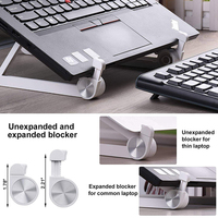 Support Portable pour ordinateur Portable, facile à transporter, support de bureau pour ordinateur Portable, Compatible avec Apple MacBook, Design pliable dans un sac