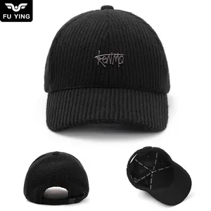 High Quality Custom Plain Blank Hat With Metal Logo Autumn Winter Knitted Hats Unisex Baseball Cap Warm Hats For Girls