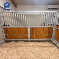 Fournisseur d'Équipements d'Équitation Extérieurs JHorse Factory - Box pour Chevaux avec Portes en Bambou Sécurisées - Maison pour Chevaux