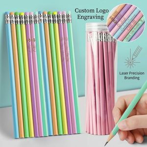 <span class=keywords><strong>Crayon</strong></span> standard en plastique noir HB personnalisé 2025, modèle QX-B011, emballage en vrac, fabriqué en Chine pour un usage commercial et promotionnel - Product Image 4