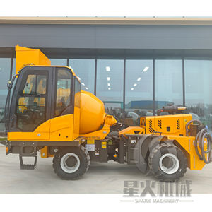 Бетономешалка 3 м3, самозагружающая Бетономешалка в Дубае, 4 колеса, объемный самозагружающий грузовик, Бетономешалка - Product Image 2