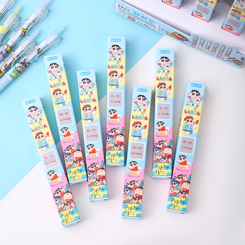 Cute Shin-chan Blind Box Gel Pen - Perfect for School Supplies