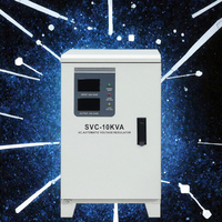 Stabilizer Tegangan Servo Satu Fasa SVC-10KVA AC AVR 10000VA Layar Digital untuk Penggunaan SVC