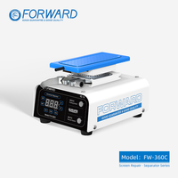 Nouvelle machine de séparation d'écran LCD FORWARD FW-360C, séparateur sous vide, plateforme chauffante rotative pour la réparation et le remplacement d'écrans de téléphones portables