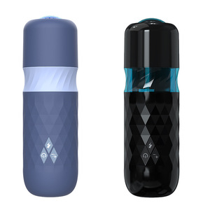 Copa de Masturbación Eléctrica de Alta Frecuencia para Hombre, Diseño de Dildo de TPE, 10 Modos de Rotación Ajustables, Vibrador Impermeable IPX7 de Manos Libres - Product Image 1