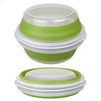 Bol à pâte pliable en plastique, récipient anti-déversement pour paner et mélanger, idéal pour les fritures de poisson, poulet frit, anneaux d'oignon et ailes de poulet