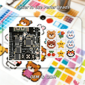 Nuevo Kit de Manualidades DIY 2026 con Placa de Plantillas LED Inteligentes con IA y Control por APP para Cuentas de 5mm, Juguete Educativo STEM, Regalo para Niños - Product Image 6