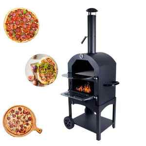 Lyroe prezzo all'ingrosso campeggio all'aperto portatile legno/carbone Multi-combustibile BBQ/Pizza forno di cottura Grill - Product Image 6