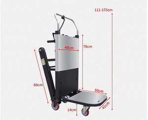 Chariot à main pour monter les escaliers, chariot électrique à batterie au lithium pour <span class=keywords><strong>le</strong></span> <span class=keywords><strong>transport</strong></span> de charges lourdes - Product Image 4