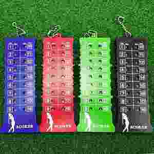 Compteur de coups de golf - Tableau de scores numérique 18 trous pour l'entraînement et la compétition, Compteur de scores de golf professionnel avec clip magnétique - Product Image 5
