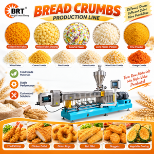 <span class=keywords><strong>Machine</strong></span> <span class=keywords><strong>à</strong></span> fabriquer des miettes <span class=keywords><strong>de</strong></span> <span class=keywords><strong>pain</strong></span>, ligne <span class=keywords><strong>de</strong></span> production automatique <span class=keywords><strong>de</strong></span> miettes <span class=keywords><strong>de</strong></span> <span class=keywords><strong>pain</strong></span> Panko, 200-300 kg/h, fabricant Shandong Jinan - Product Image 2