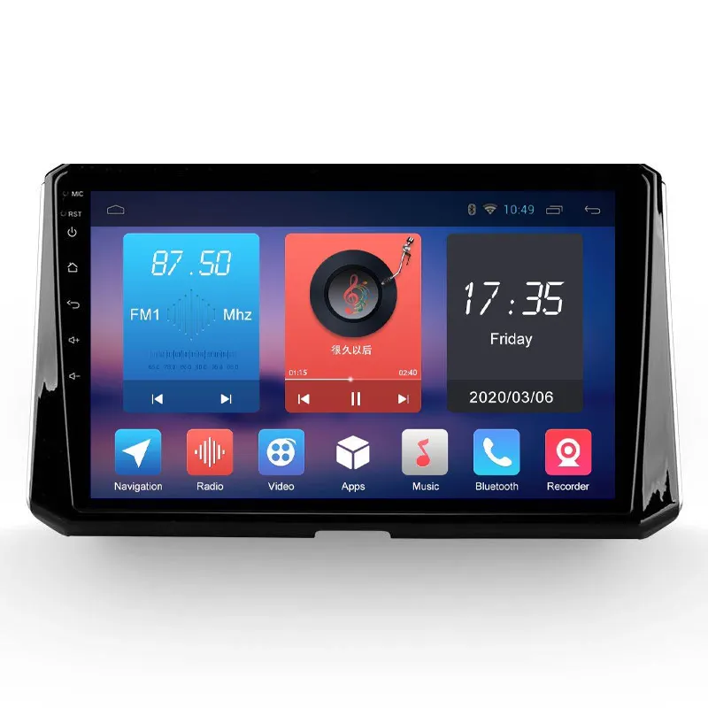Octa 코어! Android10.0 TOYOTA Corolla 2020 10.1 인치 용량 성 스크린 GPS 미러 링크 DVR TPMS/OBD2 WIFI 4G