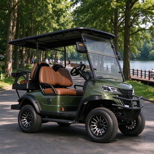 4 Seater Lifted Electric Golf Cart 14 Inch Off Road Tires Golf Course Transport Vehicle - Product Image 1