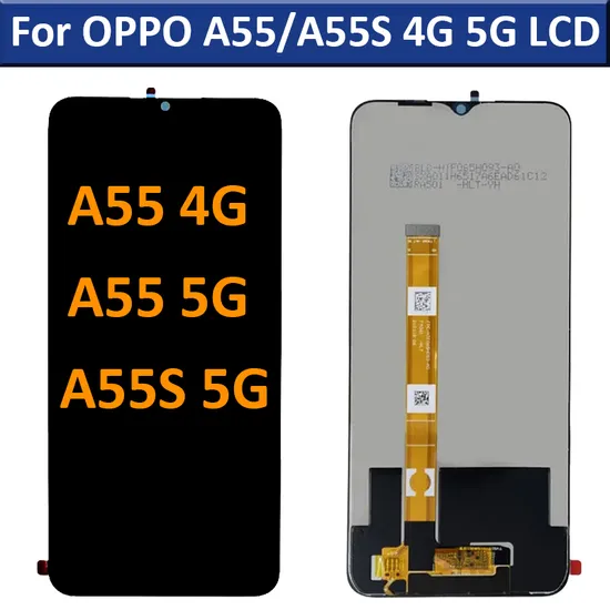 Mobile Phone Original Lcds for OPPO A55 4G LCD Screen Replacement Without Frame for OPPO A55