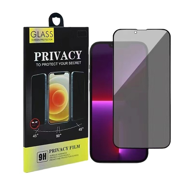 Full Glue Anti-Spy Privacy Glass Screen Protector Anti-Spy Tempered Glass Protector for iPhone 17Pro16Pro Max 17 17Air