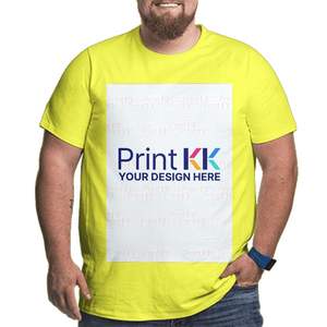 Camiseta de hombre de talla grande con imagen personalizada, ropa de calle de algodón 100%, serigrafiada con contraste de patrón de Anime y diseño 3D, diseño en blanco - Product Image 6