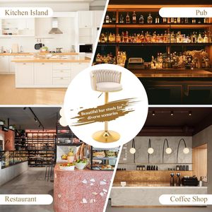 Alinunu bán buôn có thể điều chỉnh kim loại thanh cao Phân thương mại thanh ghế-quán rượu Bistro phân nhiệm vụ nặng nề Thiết kế bền - Product Image 4