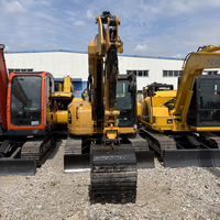 Mini-excavatrice d'occasion Caterpillar CAT308E2 de 8 tonnes, de haute qualité et à bas prix, avec moteur et pompe, puissance de 55,7 kW