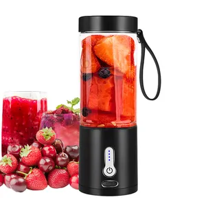 휴대용 juicer 블렌더 소형 주방 기기 6 블레이드 530ml