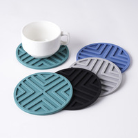 Sous-verre en silicone multifonctionnel personnalisé, napperons, porte-boisson chaude, tapis de table à manger à isolation antidérapante
