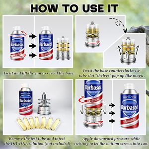 Lifting Core Crema <span class=keywords><strong>de</strong></span> Afeitar Estilo Barbasol, Réplica <span class=keywords><strong>de</strong></span> Lata Criogénica <span class=keywords><strong>de</strong></span> ADN <span class=keywords><strong>de</strong></span> Dinosaurio 1:1 para Accesorio <span class=keywords><strong>de</strong></span> Cine, para Coleccionistas Geek, Opción al por Mayor - Product Image 3