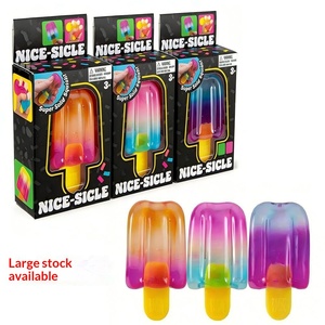 (In Stock, Ships Immediately) Ice Cream Squeeze <strong>Squishy</strong> - Squeeze-to-Relieve Toy Popsicle - Product Image 1