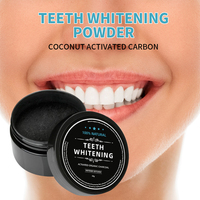 Polvo Blanqueador Dental de Carbón Activado de Coco Herbal Natural, Polisiloxano de Vinilo, Multiusos, para Limpieza Dental en el Hogar, para Adultos
