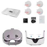Masker kacamata HD aksesori VR untuk Meta Quest 2/Quest 3S Set Masker kacamata pelindung konsol Game