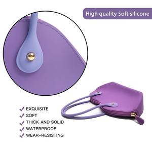 กระเป๋าถือซิลิโคนนุ่มสีมาการอง<span class=keywords><strong>หวาน</strong></span>ๆ สำหรับผู้หญิง ใช้ได้ทุกวัน มีซิป เหมาะสำหรับเป็นของขวัญวันวาเลนไทน์และงานปาร์ตี้ - Product Image 4