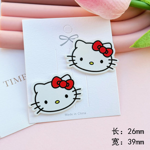 Mùa Thu Mùa Đông Retro Leopard In Kt Mèo Ngọt Ngào Cô Gái Ngôi Sao Năm Cánh Tóc Clip Acrylic DIY Rác Trường Hợp Điện Thoại Máy Tính Lưu Trữ Hộp Trang Trí Nội Thất - Product Image 4