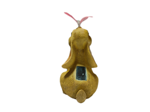 Personnalisable 3D Animal Lapin Éclairage Solaire Jardin Décoration Résine Artisanat pour Extérieur Maison Art Papillon Fait Main Lapin - Product Image 4