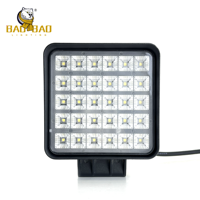 BAOBAO 30 ampoules 30 lentilles, feux de signalisation clignotants rouge-bleu, feux de travail LED, phare avant pour engins de chantier et chariots élévateurs