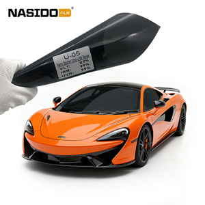 Película de Nano Cerámica para Ventanas de Automóviles TOP PLUS 5% VLT IRR99% UVR99% Color Negro Profundo - Product Image 1
