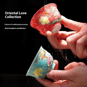 Jingdezhen chính thức nhiệt độ cao trắng gốm sứ Kung Fu Bộ trà nướng Hoa Chủ cốc cá nhân Đĩa trà - Product Image 5