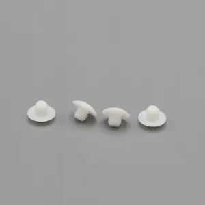 Dechengwang PTFE supplier chemical resistance Plastic cnc resin fastener engineering plastic PTFE polymer screw PTFE parts