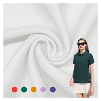 Tissu polyester à motif œil-de-perdrix, prix au mètre, 270 GSM, 100 % polyester, maille à œillets pour vêtements de sport - Vente chaude